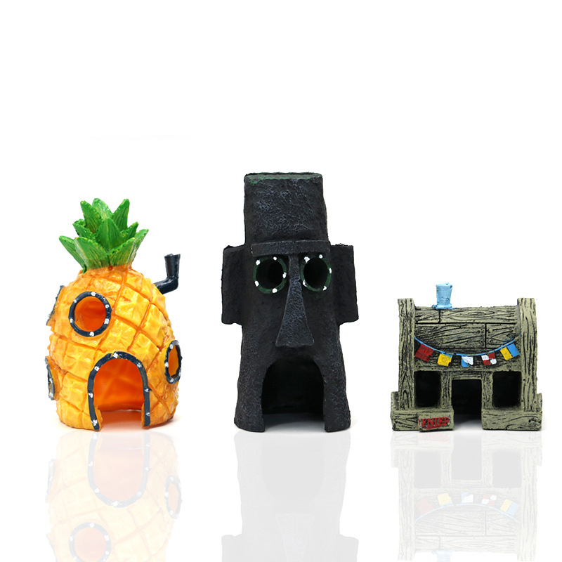 Marine Aquarium All In One - Fish tank Aquarium Decoration Cartoon Fish