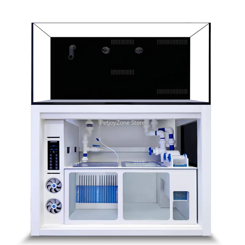 Marine Aquarium All In One - Luxury Ultra White Glass Saltwater Aquarium