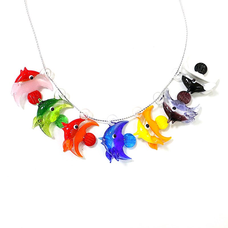 Marine Aquarium & Regional Centre Photos - 2pcs Mini Fish Glass Pendant Cute