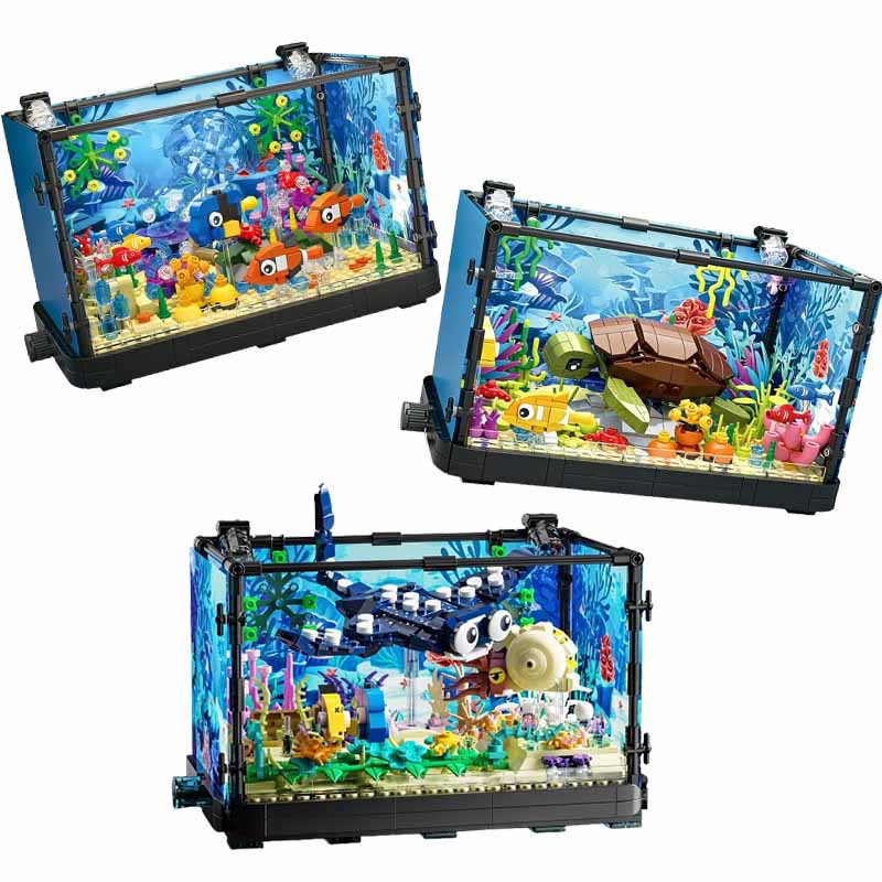 Fish Tank Building Block Set w - огляд і ціна Marine Aquarium Cube