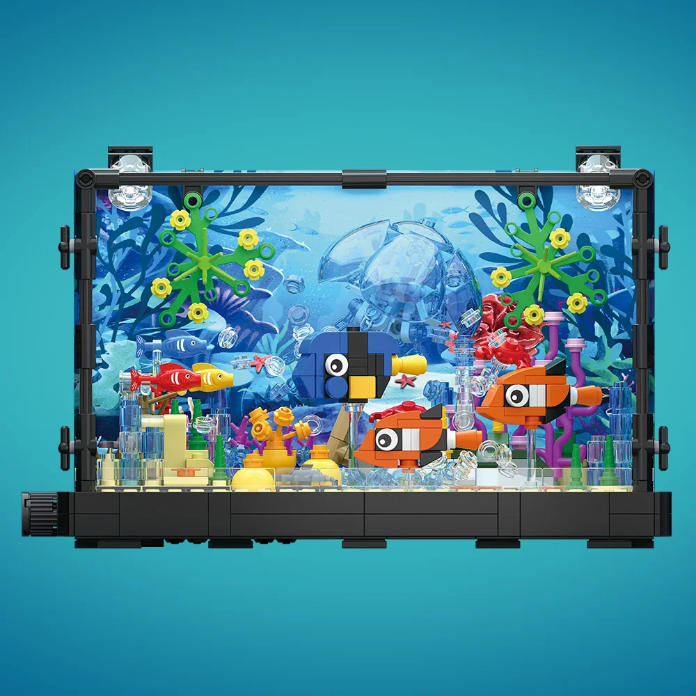Fish Tank Building Block Set w - огляд і ціна Marine Aquarium Cube