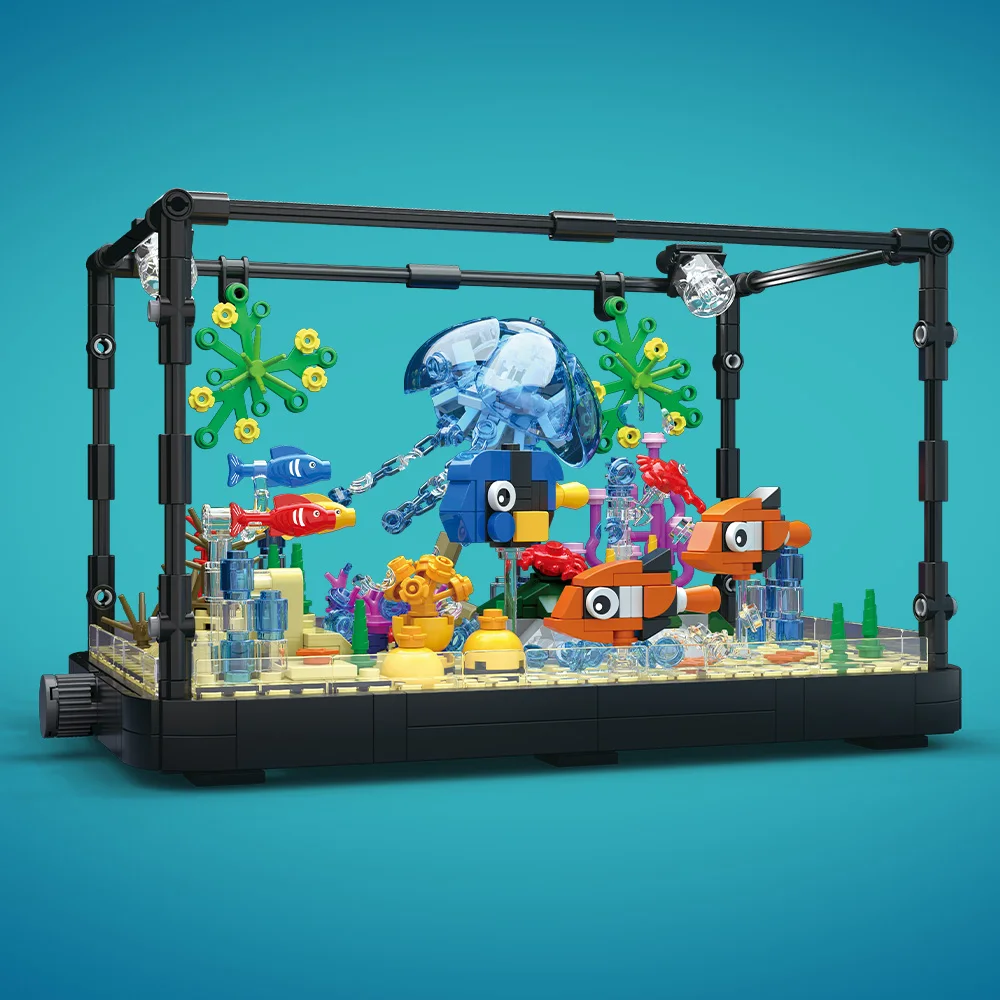 Fish Tank Building Block Set w - огляд і ціна Marine Aquarium Cube