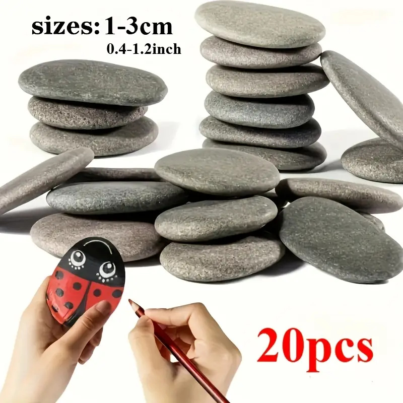 20Pcs Natural River Rocks Smoo - огляд і ціна Aquarium Marine Fish