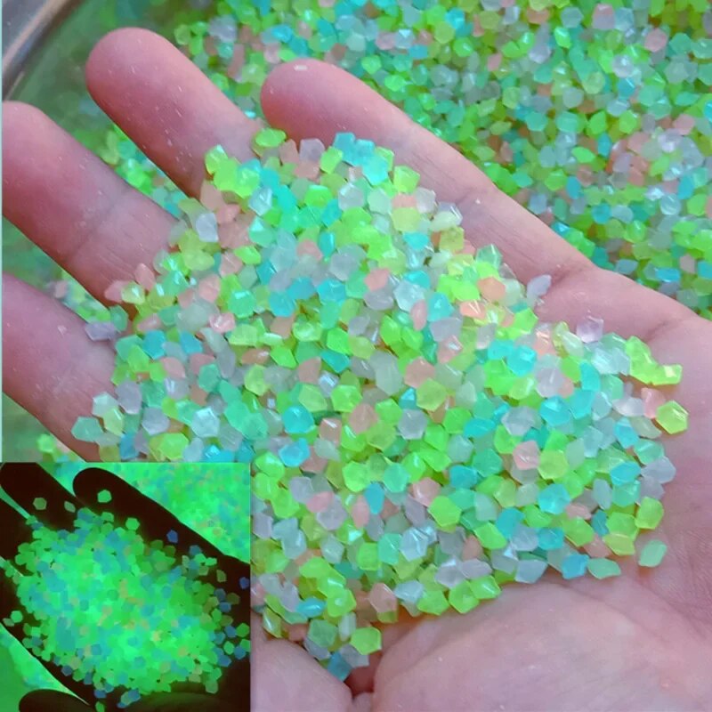 1000pcs 3-5mm Luminous Sand Gl - огляд і ціна Aquarium Marine Fish