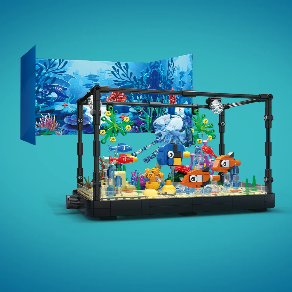 Fish Tank Building Block Set w - огляд і ціна Marine Aquarium Cube