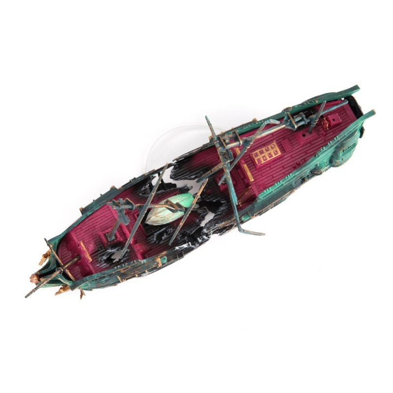 Large Aquarium Decoration Boat - огляд і ціна Aquarium Marineland