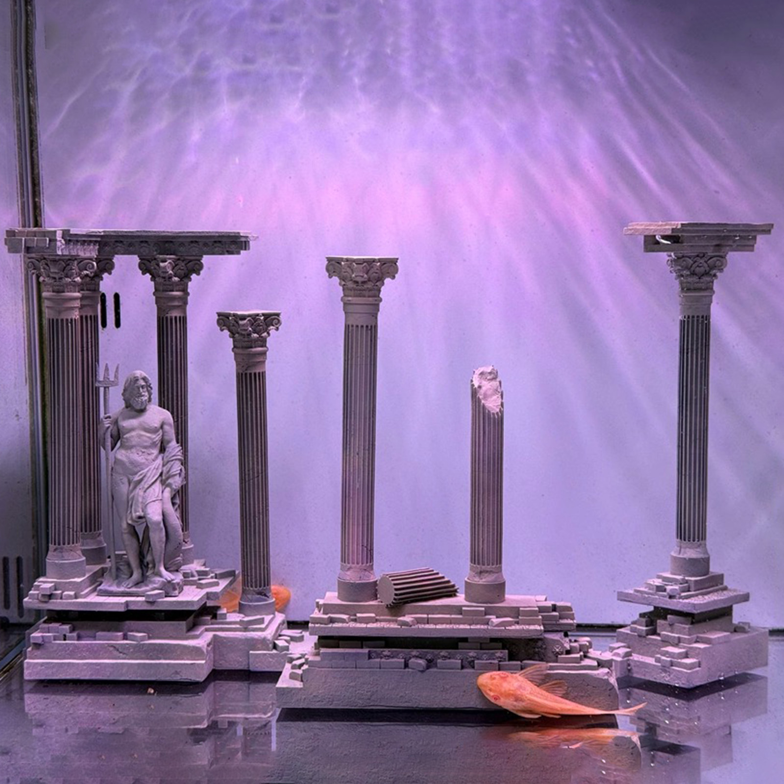 Roman Column Decoration Resin  - огляд і ціна Marine Aquarium All In One