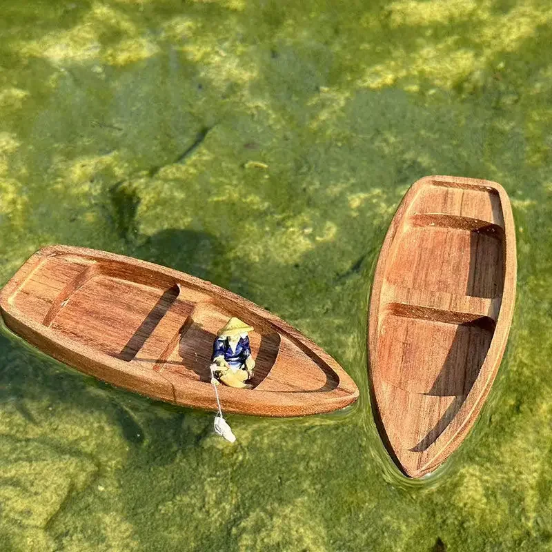 Handmade Wooden Boat Mini Floa - огляд і ціна Aquarium Marineland