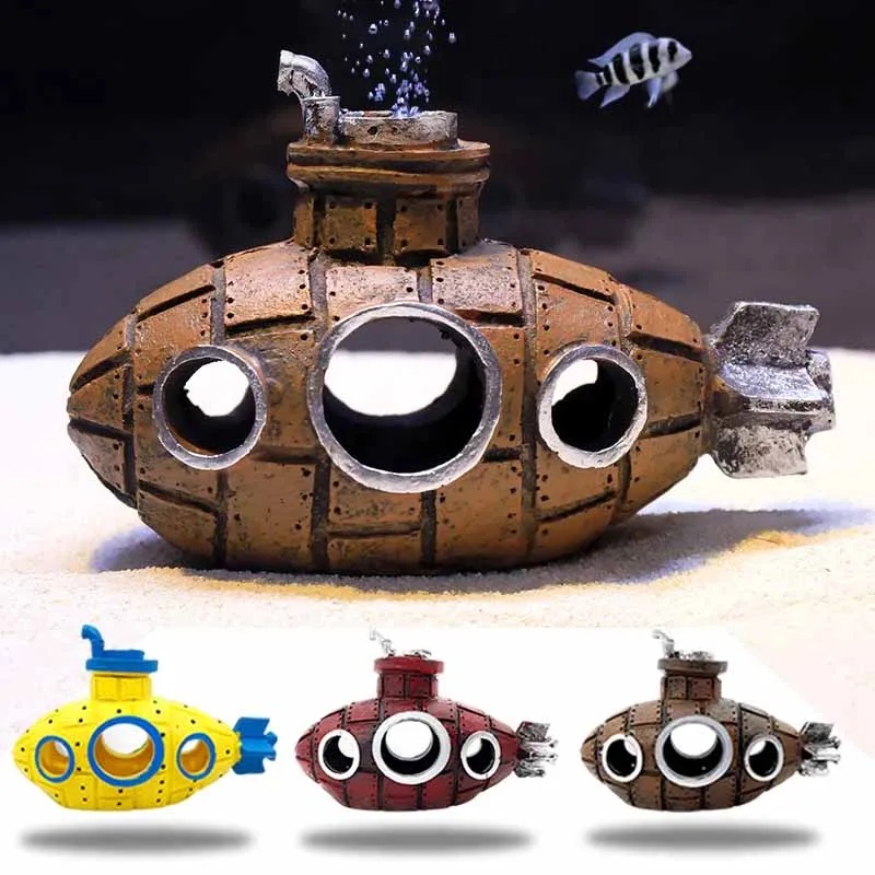 Resin Submarine Ornaments Aqua - огляд і ціна Marine Aquarium All In One