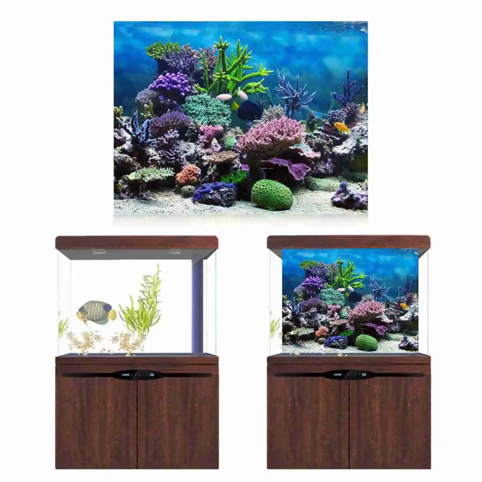 3D Aquarium Landscape Poster R - огляд і ціна Marine Aquarium Glue