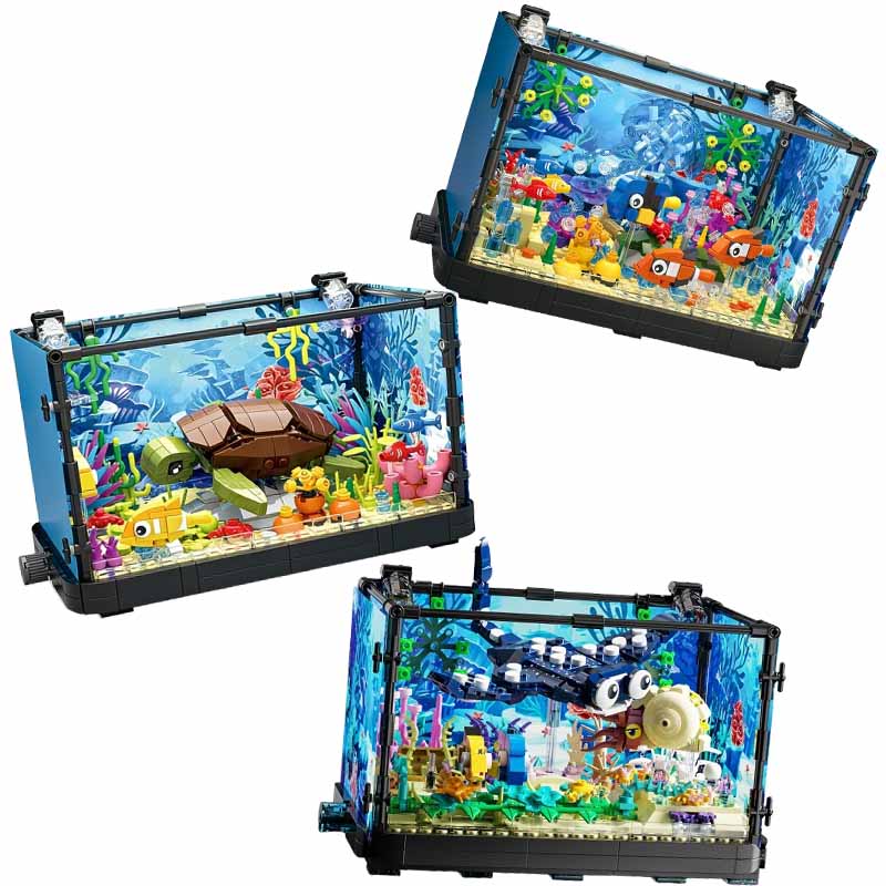 Fish Tank Building Block Set w - огляд і ціна Marine Aquarium Cube