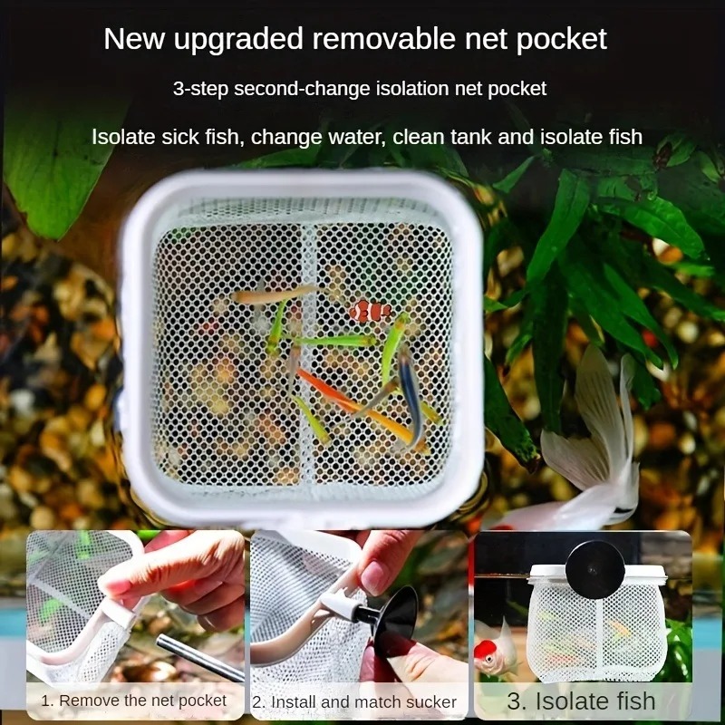 Aquarium Fish Tank Net with Su - огляд і ціна Aquarium Marineland